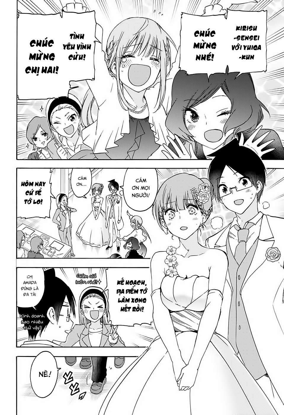 Mafuyu And Nariyuki Wedding - Bokuben/We Never Learn Chapter 186